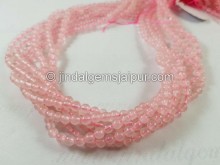 Rose Quartz Smooth Round Beads